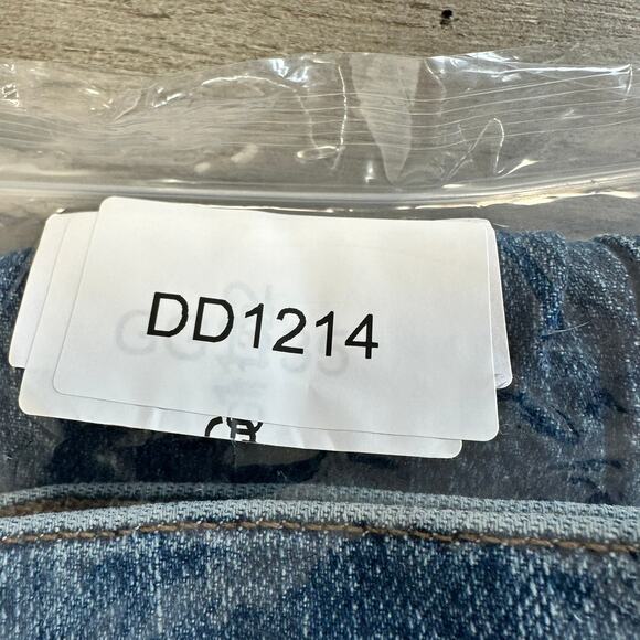 Reformation Liza High Rise Straight Cropped Jeans Laguna Size 25 - Picture 16 of 16